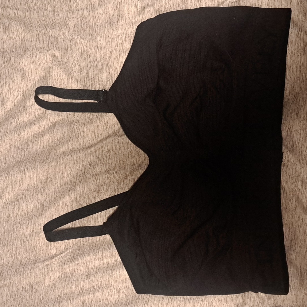 Kindred Bravely Sublime hands-free Pumping and Nursing bra BLK 1X